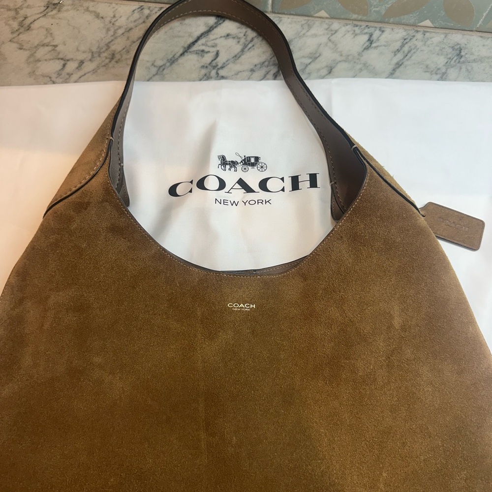 COACH
Brooklyn Extra-Large Suede Shoulder Bag 39 - Picture 13 of 14